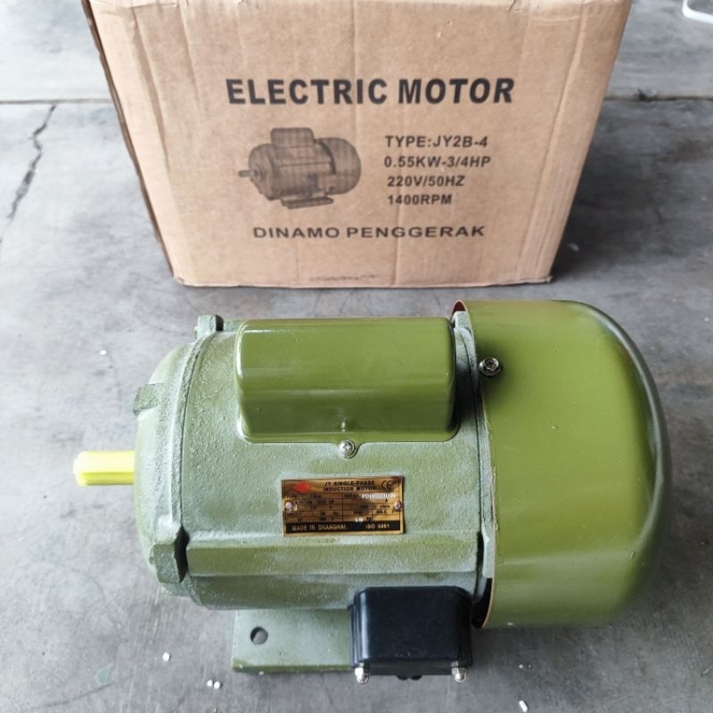 Elektro Motor Dinamo Penggerak 3/4 0.75 HP PK SEM