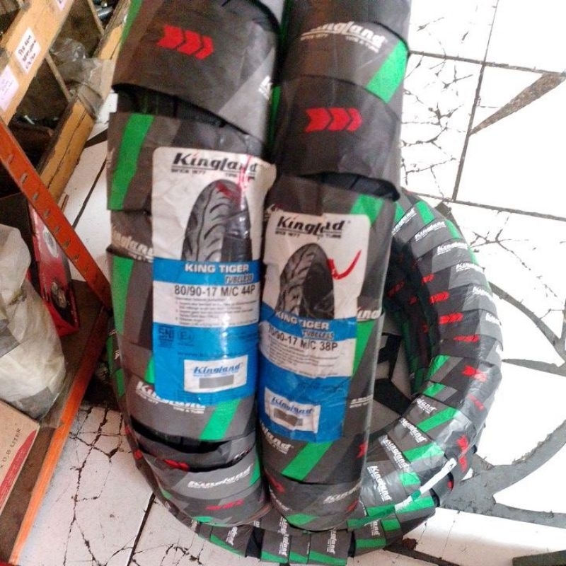 BAN TUBELESS KINGLAND 70/90-17&80/90-17 SUPRA,BLADE