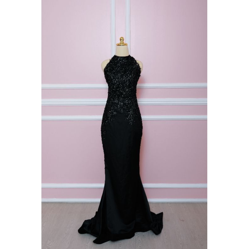Black Pearrl Prom Dress