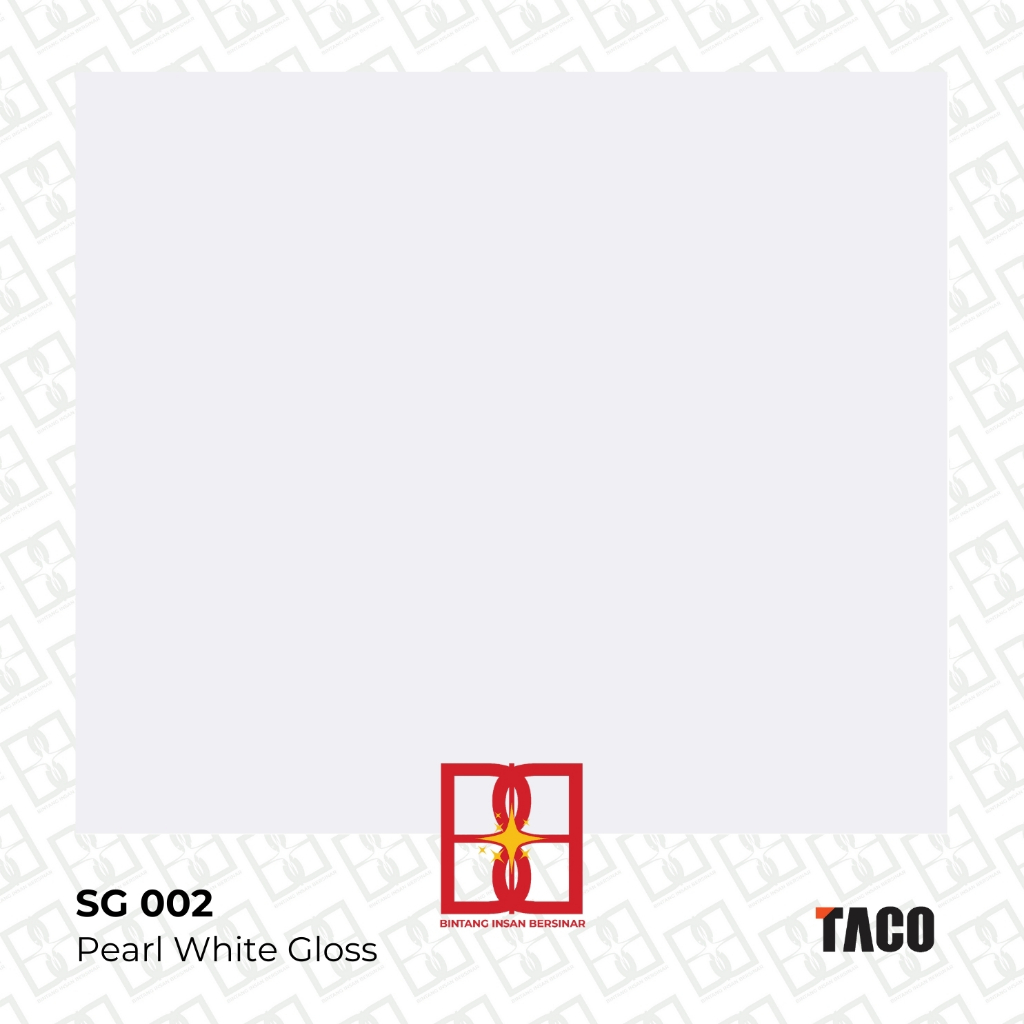 EDGING TACO SG 002 ( Pearl White Gloss)