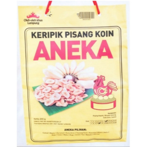 

Keripik Pisang Koin Aneka Yen Yen 200 gram Asli Lampung