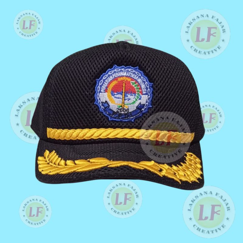 topi PPDI gratis nama bordir