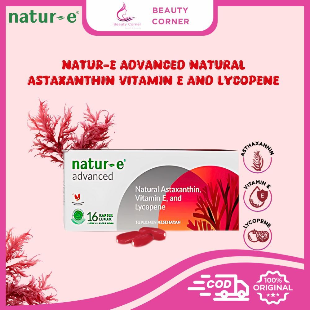 Natur-E Advanced Natural Astaxanthin Vitamin E And Lycopene