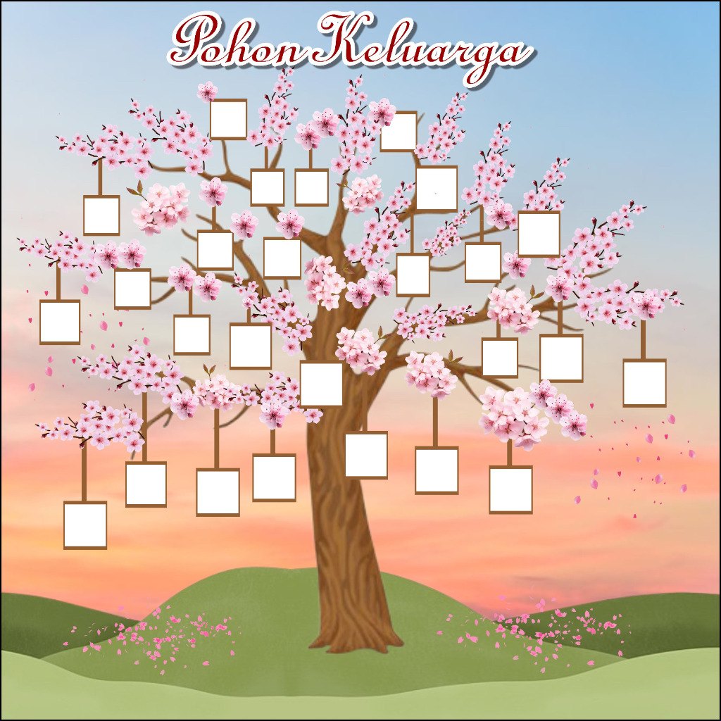 Pohon literasi khusus request/ dekorasi dinding/Pohon Keluarga literasi