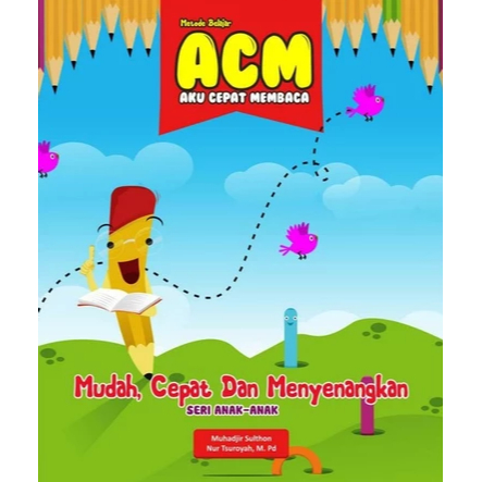 Buku ACM (Aku Cepat Membaca) untuk anak usia PAUD, TK, dan SD. Sedia Grosir dan Eceran