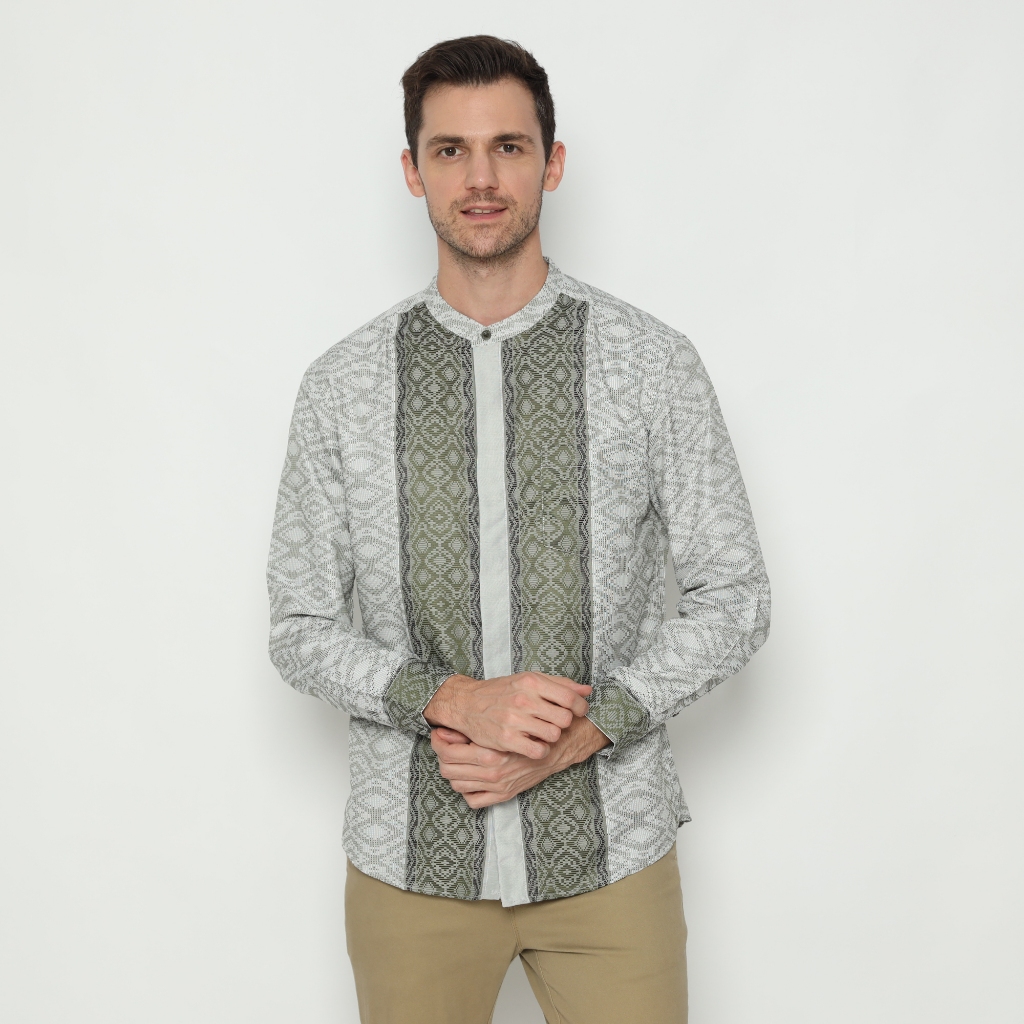 Platini Kemeja Koko Pria Lengan Panjang Katun 961308