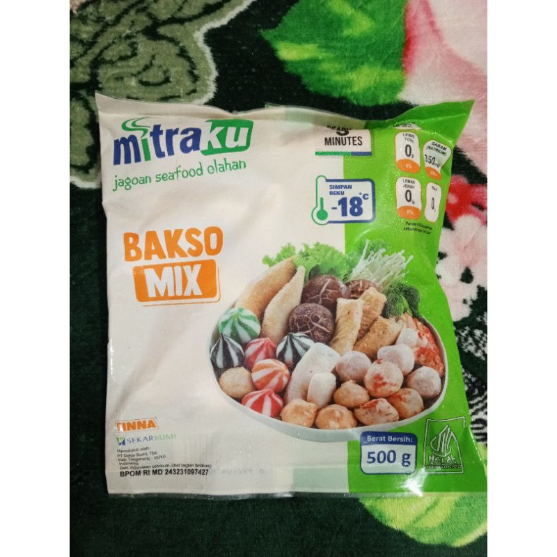 

Mitraku Bakso Olahan Ikan Campur / Mix kemasan 500 gr