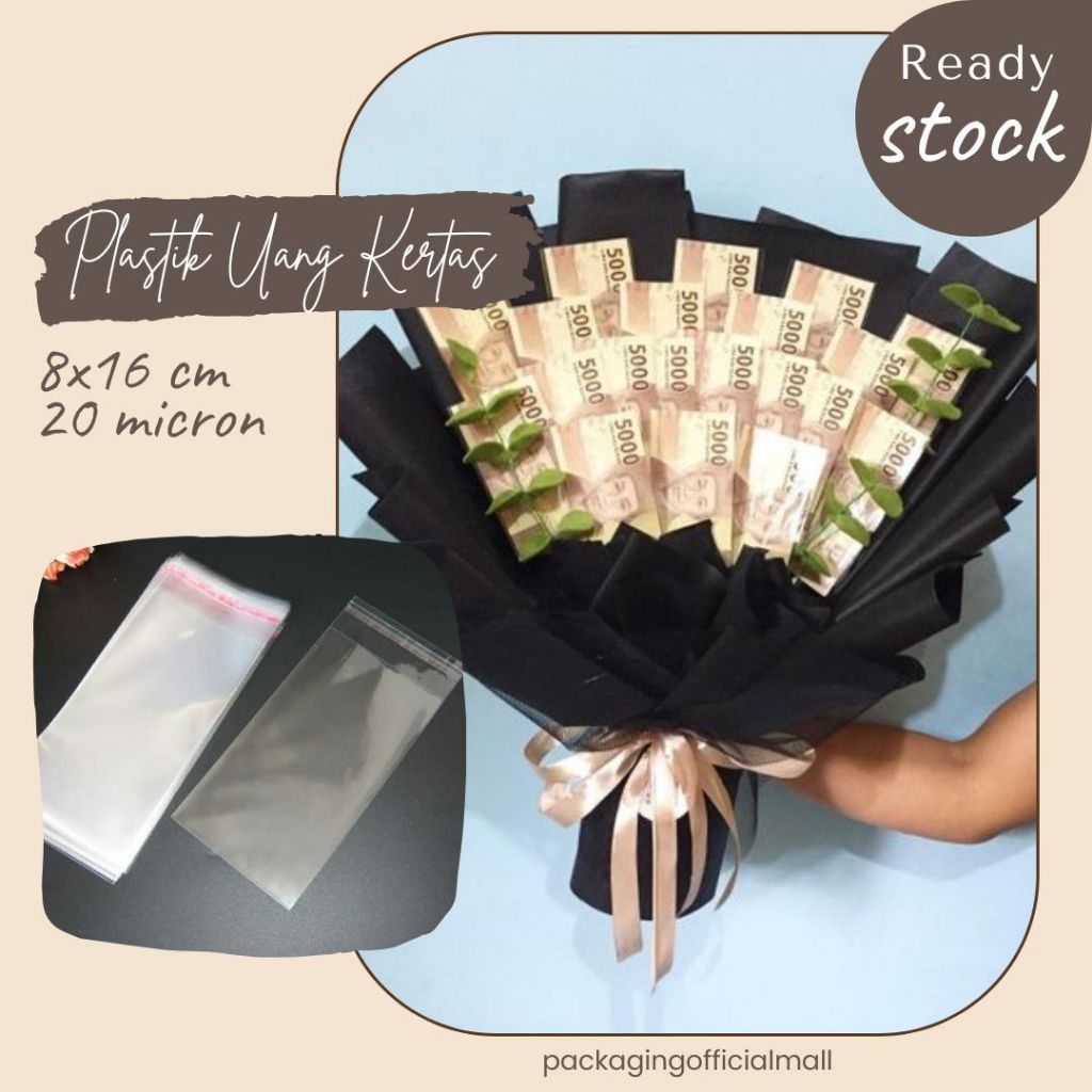 

PLASTIK UANG KERTAS 8 X 16 CM LEMBARAN