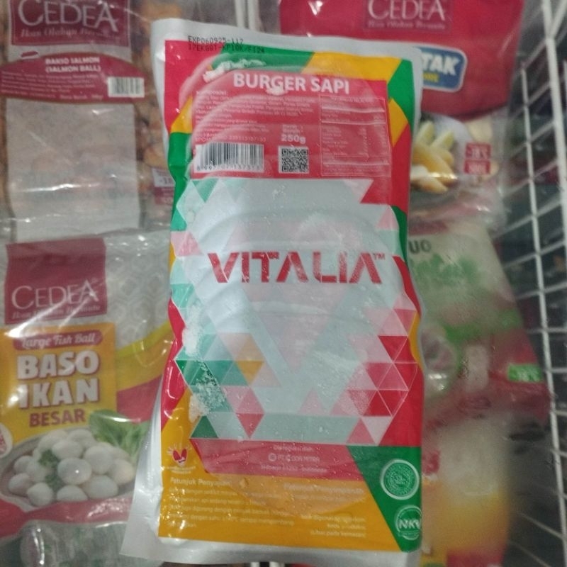 

vitalia burger sapi 250 gram