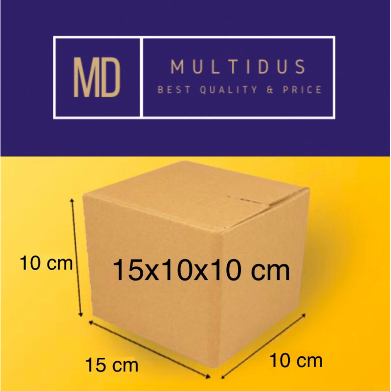 

Kardus Packing 15x10x10 cm - Dus Packaging Kemasan Karton Box Murah Baru