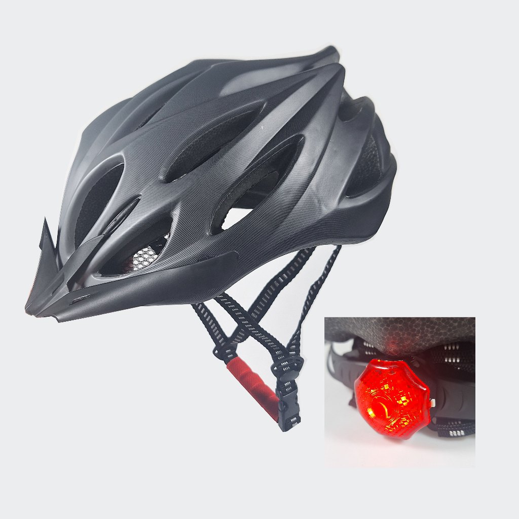 COD Helm Sepeda Scooter Bicycle Helmet with Tail Light - BK-168
