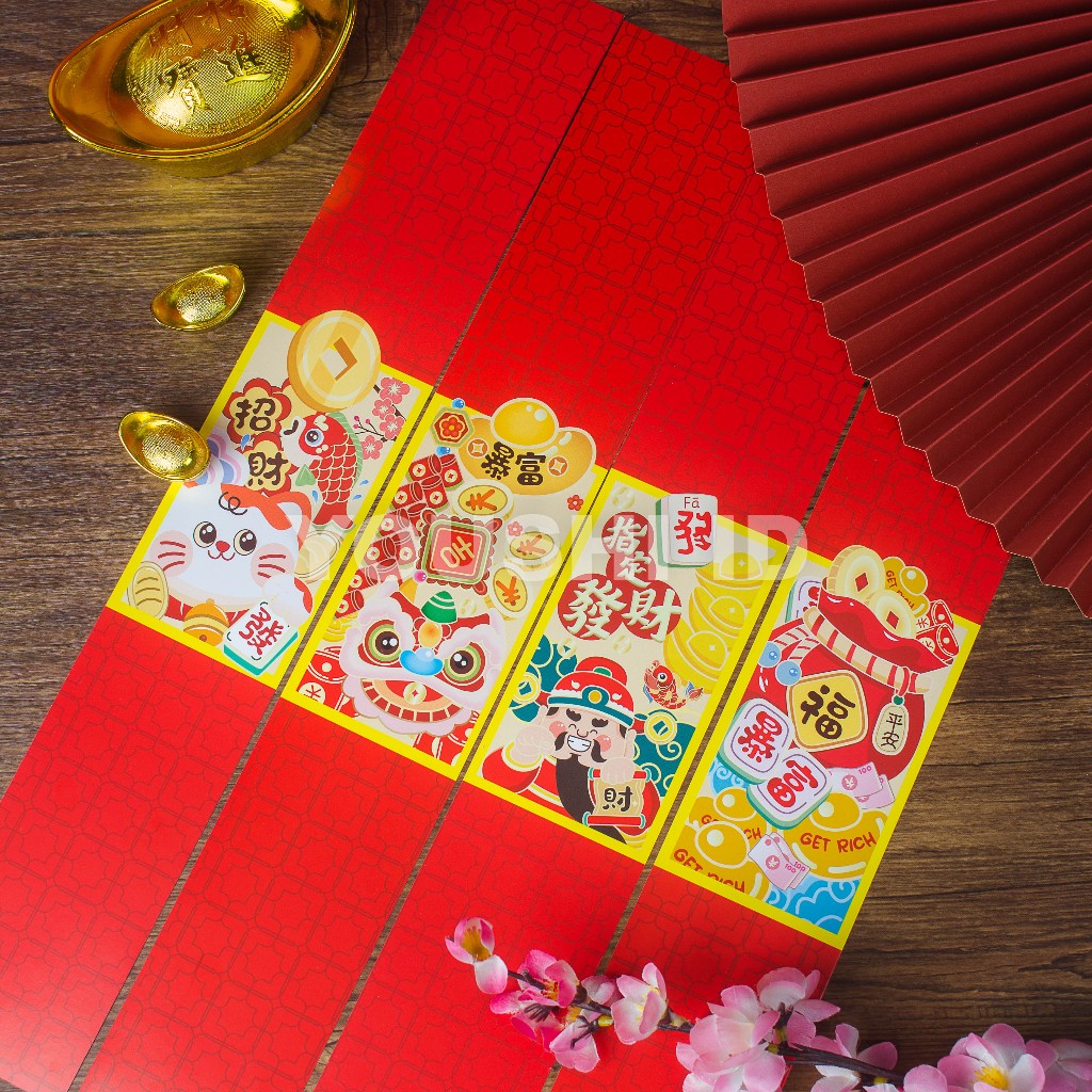

[50lbr]Paperbelt Imlek/Pita Kertas/Paper Sleeve/Pita Kado Sincia CNY