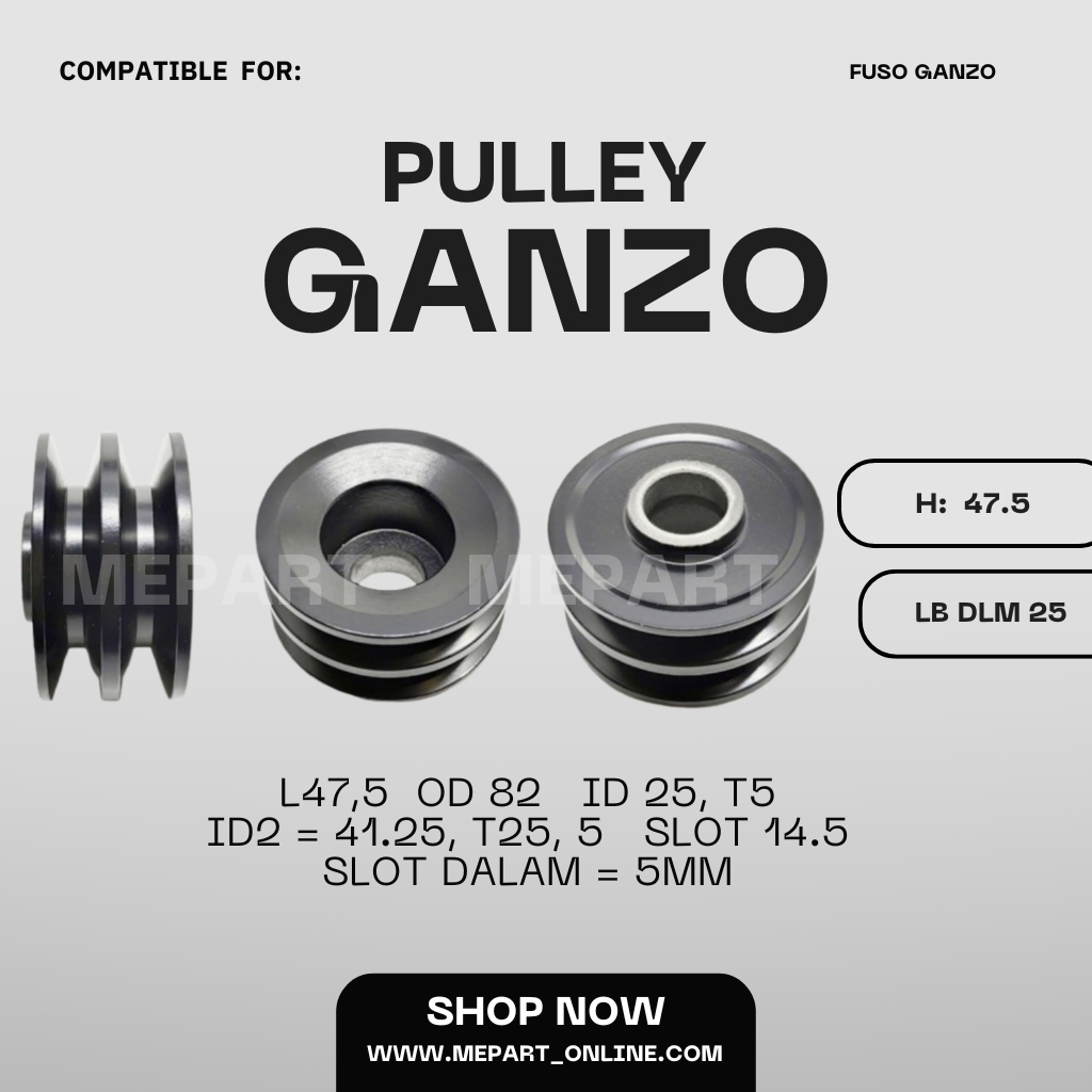 Pulley poli puli Fuso Ganzo Pulley L47.5 W3M