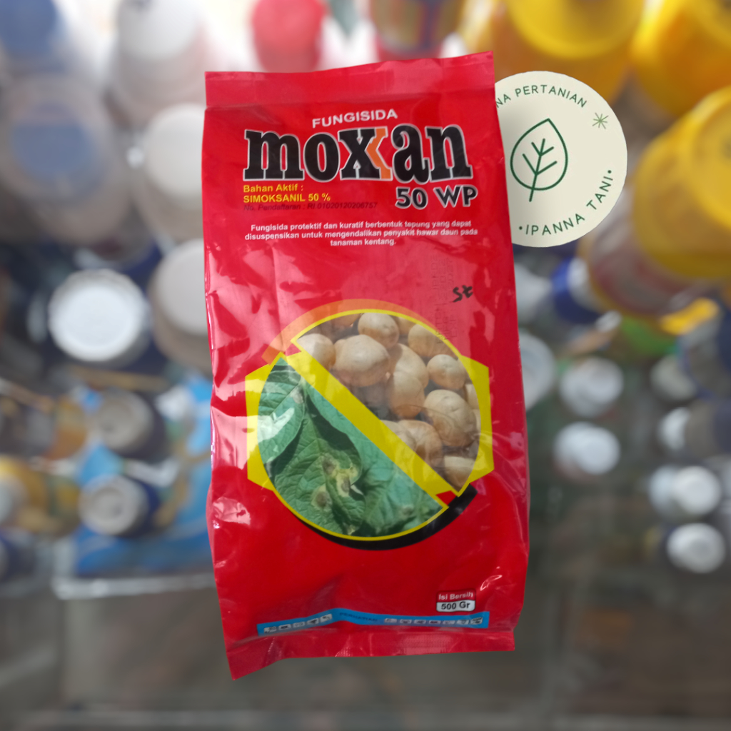 FUNGISIDA MOXAN 50WP 500GR – PENGENDALI PENYAKIT HAWAR DAUN  DAN ANTRAKNOSA