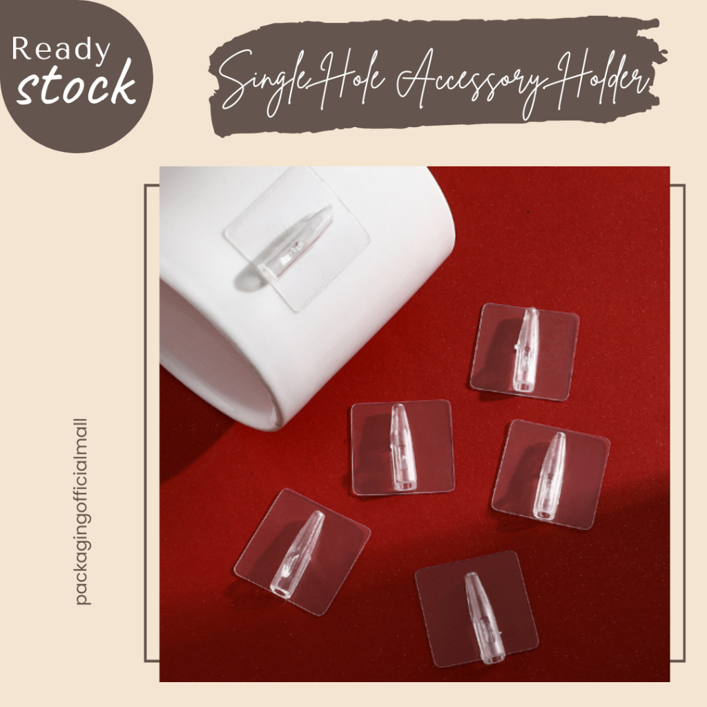 

SINGLE HOLE ACCESORY HOLDER