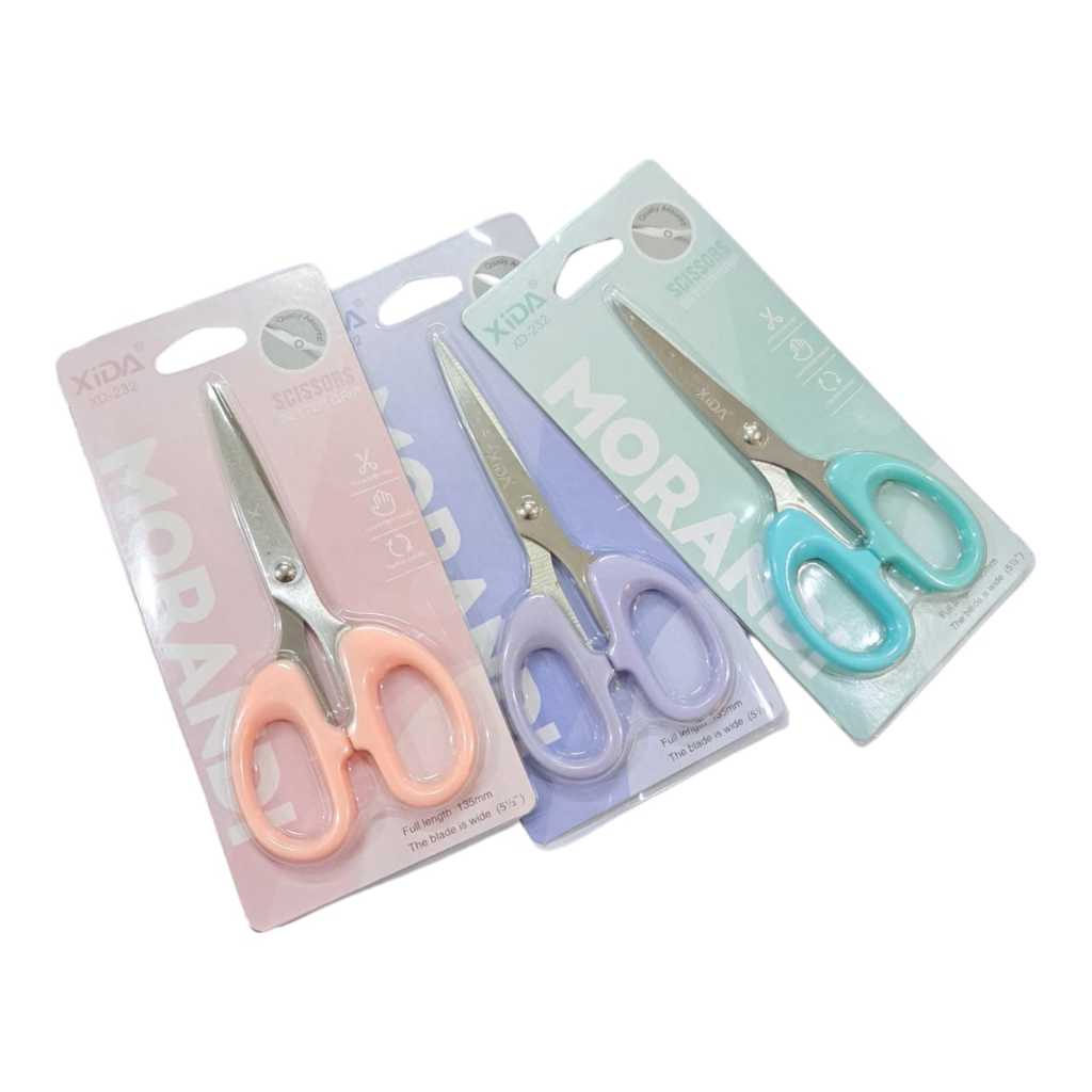 

GUNTING KERTAS SERBAGUNA 14CM OMM WARNA PASTEL LUCU XIDA XD-232 KECIL