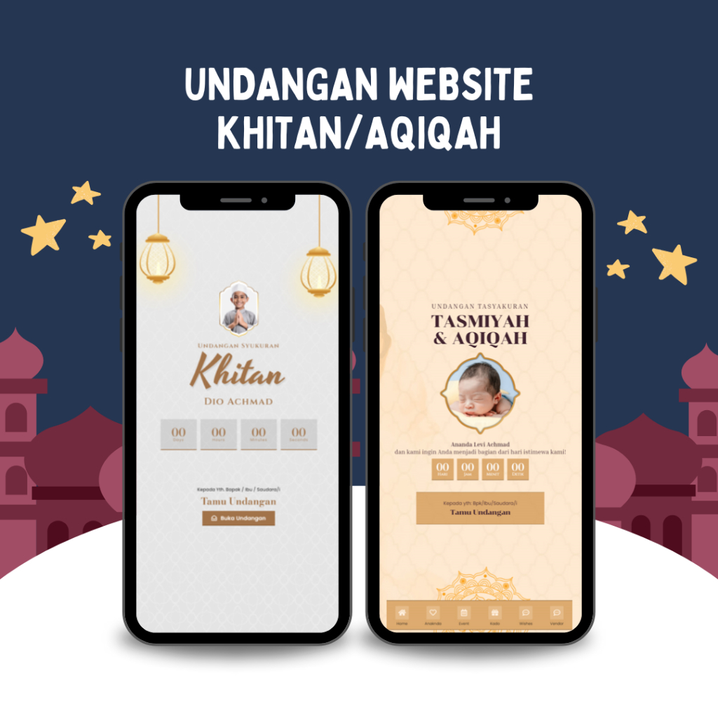 UNDANGAN AQIQAH KHITAN / UNDANGAN DIGITAL AQIQAH KHITAN / UNDANGAN DIGITAL