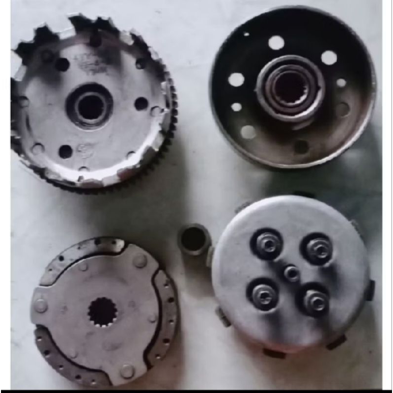 rumah kopling/sarang kopling Jupiter z PNP Vega r new Vega lama full set kampas ganda original secon