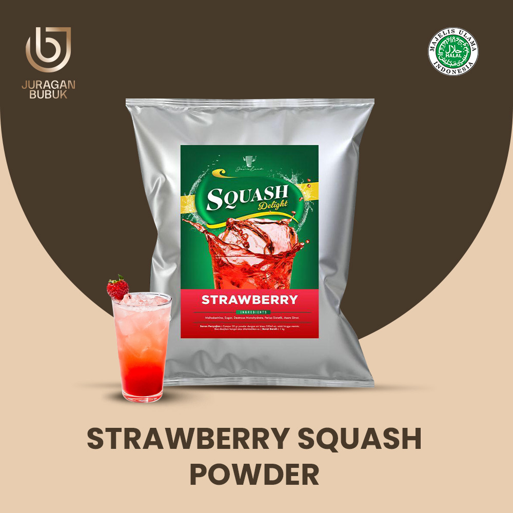 

Bubuk Minuman Squash Strawberry Javaland Kemasan 1 Kg