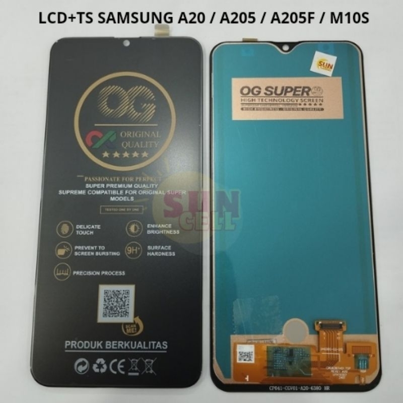 LCD + TS HP SAMSUNG A20 / A205 / A205F / M10S