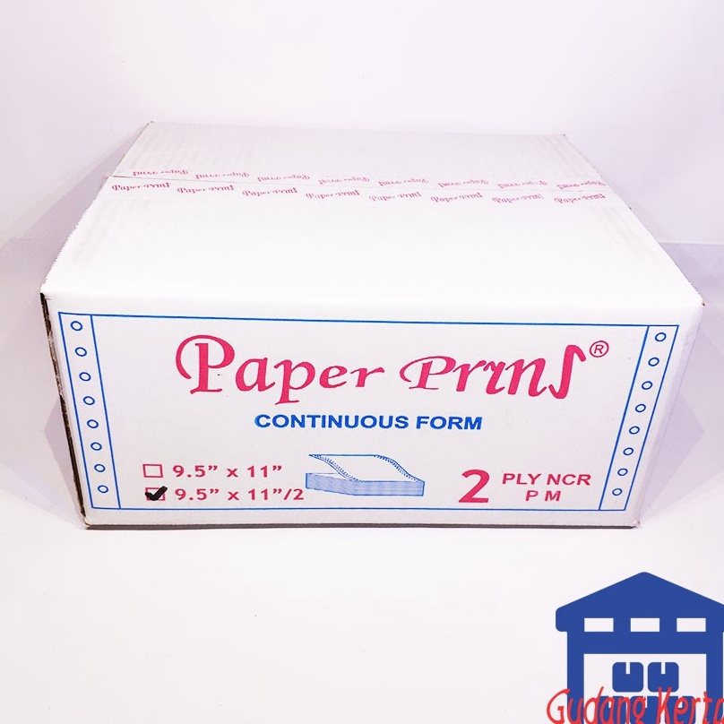 

KODE 8JFNT CONTINUOUS FORM 912 X 112 2PLY PAPERPRYNS BAGI 2