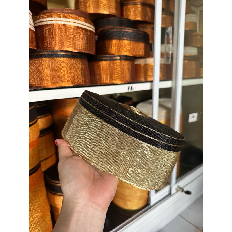 songkok recca tembaga imitasi kc gold premium