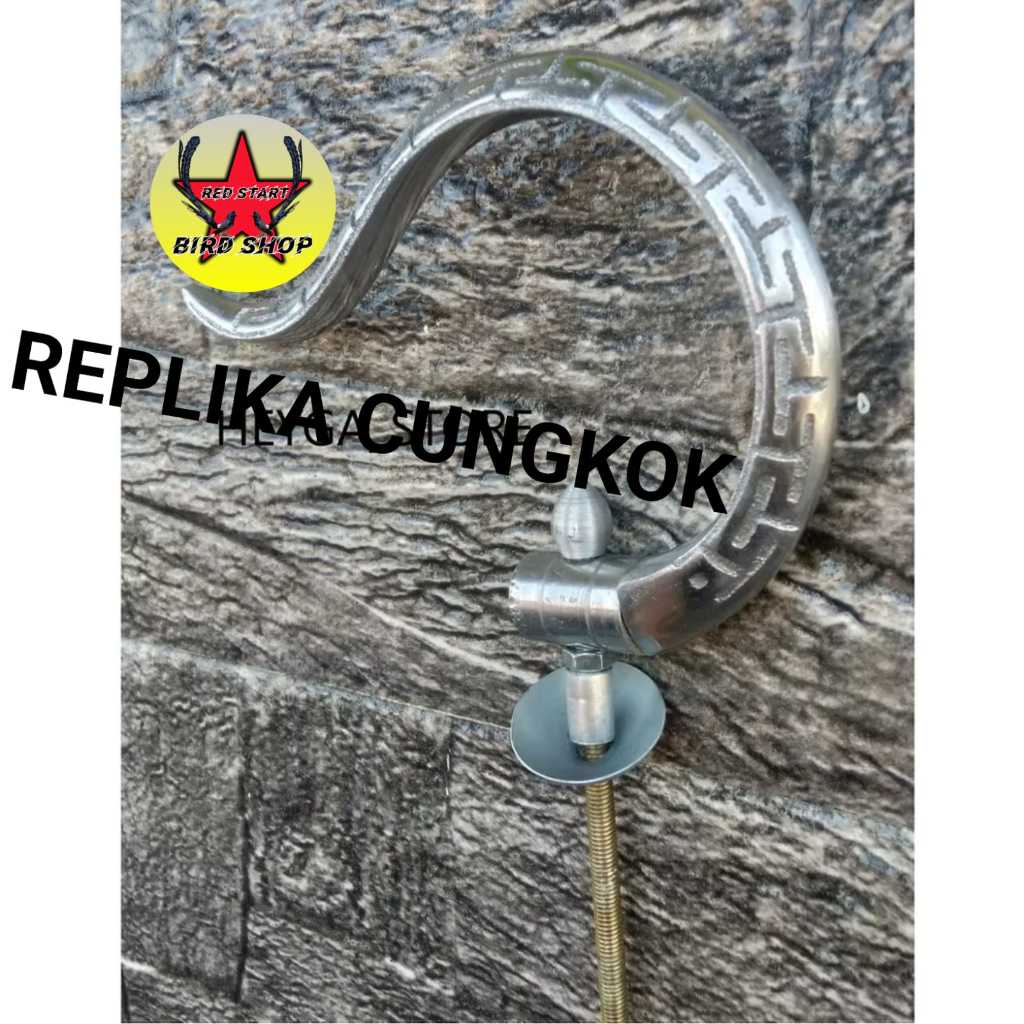 GANTUNGAN LIPAT CUNGKOK VIRAL STAINLESS SANGKAR BURUNG MURAI LOVEBIRD KOTAK BRANJANGAN PREMIUM