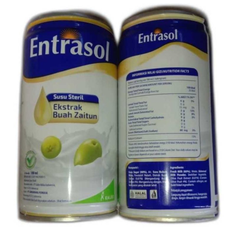 

Entrasol Susu Steril 180Ml, Collagena Susu Steril 189Ml