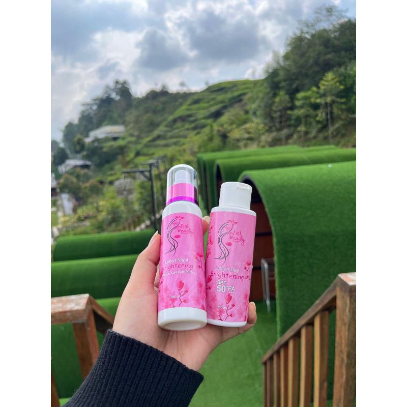 Pink Beauty Lotion Day Brightening SPF 50 PA lotion siang