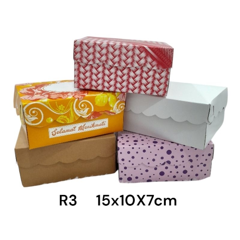 

DUS KOTAK KUE R3 / CRAFT BOX KUE ISI 10pcs