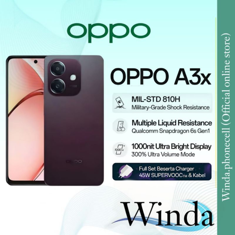 OPPO A3x RAM 4/64