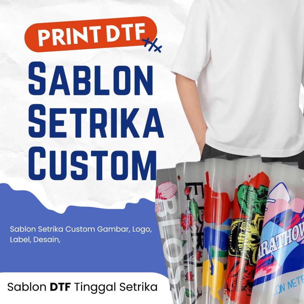 

Sablon Print Label Cetak DTF Gambar Nama Logo | A4 A3 dan Meteran - PetFilem 58cm