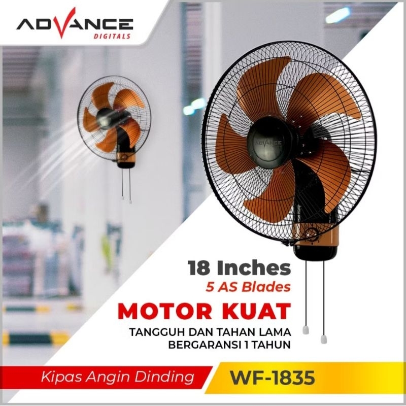 Kipas Angin tornado dinding 18 inch advance - kipas dinding 18 in