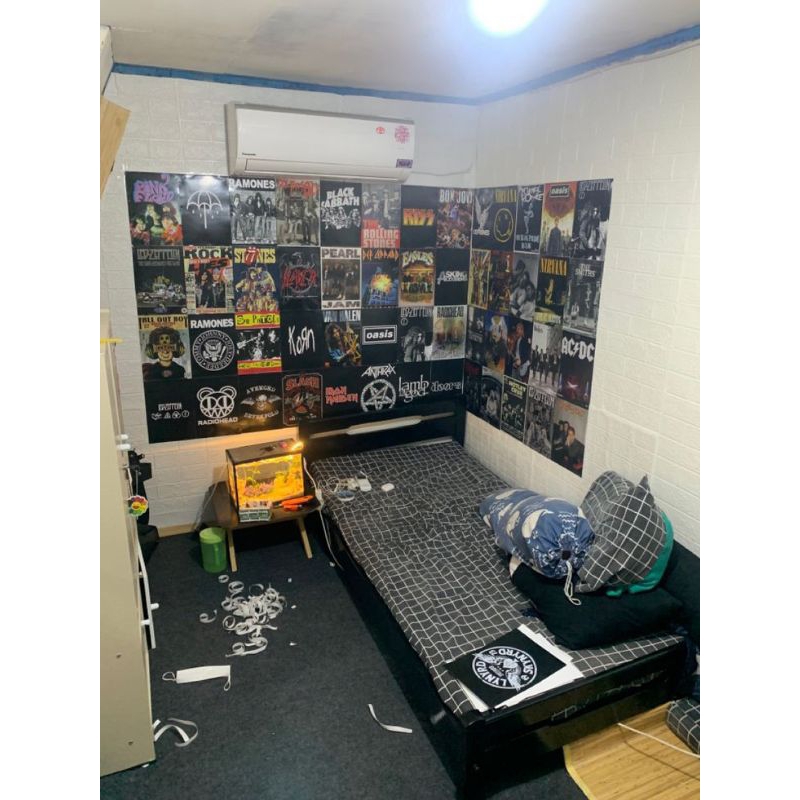 Poster Band Metal Rock Pop Punk A3 A4 - Poster Dinding Aesthetic - Dekorasi Kamar Tidur - Poster Ban