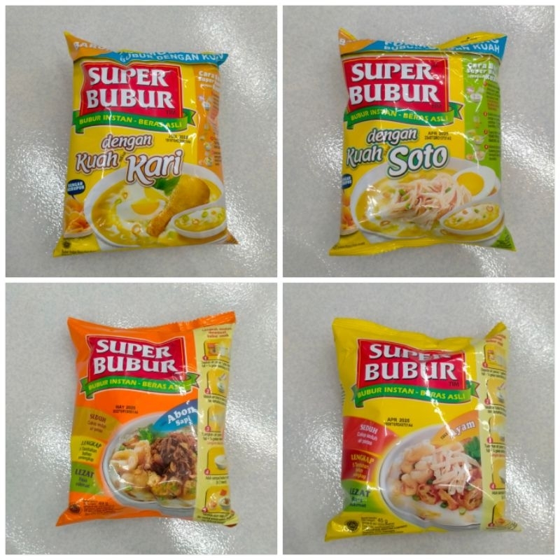 

Super Bubur Abon Ayam Soto 45gr 1 Pcs