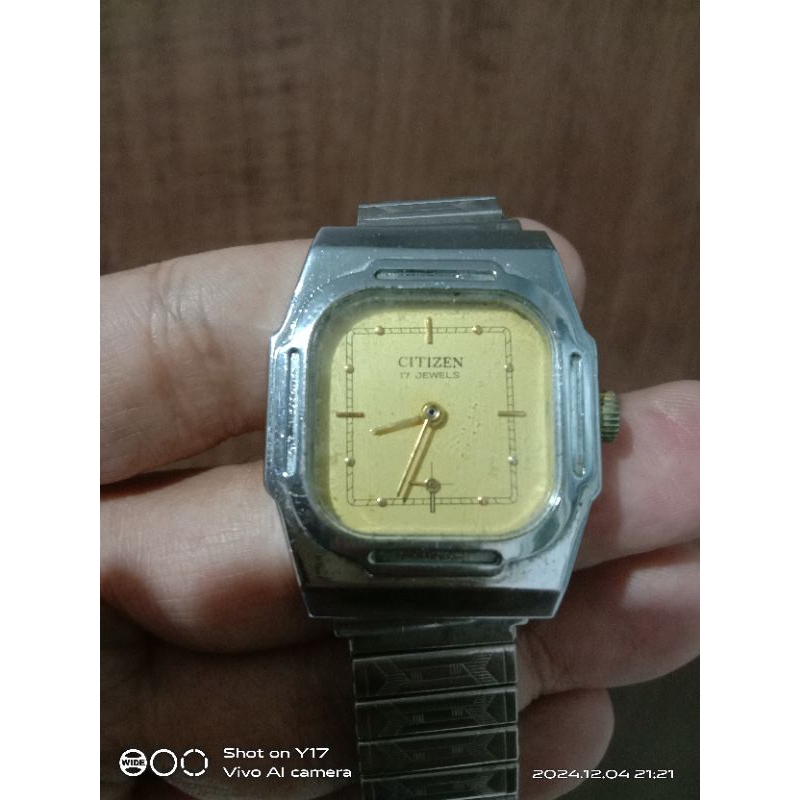 Citizen 17 jewels manual winding subsecond