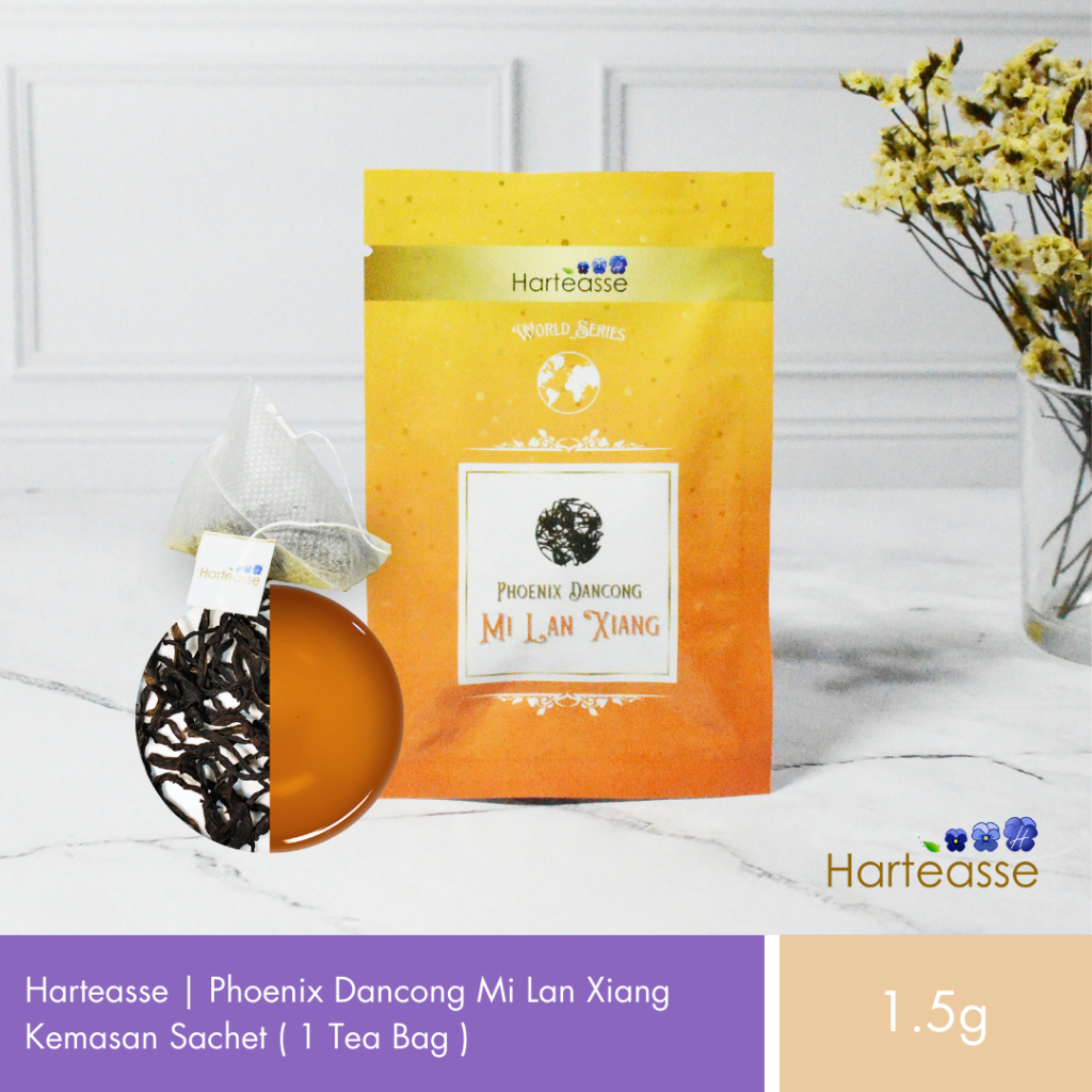 

Harteasse | Phoenix Dancong Mi Lan Xiang Kemasan Sachet | 1 Tea Bag (1.5gr)