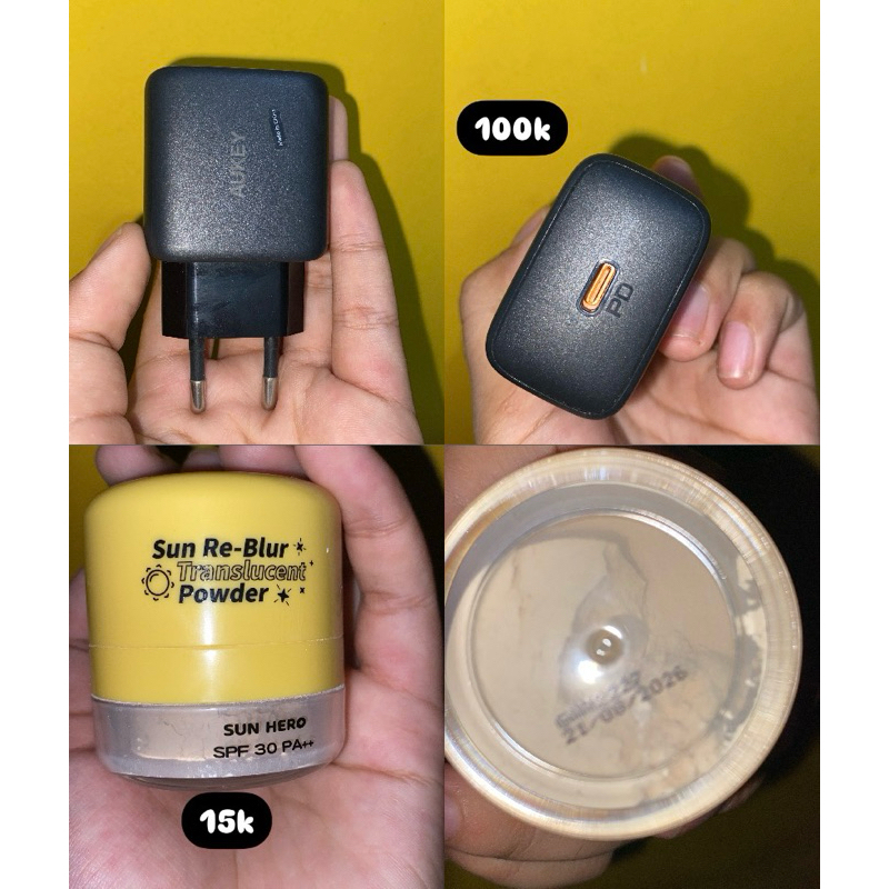 PRELOVED KEPALA CHARGER AUKEY TYPE C