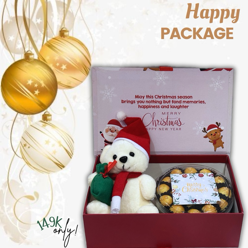 

CHRISTMAS HAMPERS PARCEL NATAL HAMPERS NATAL PREMIUM HARDBOX - HAPPY