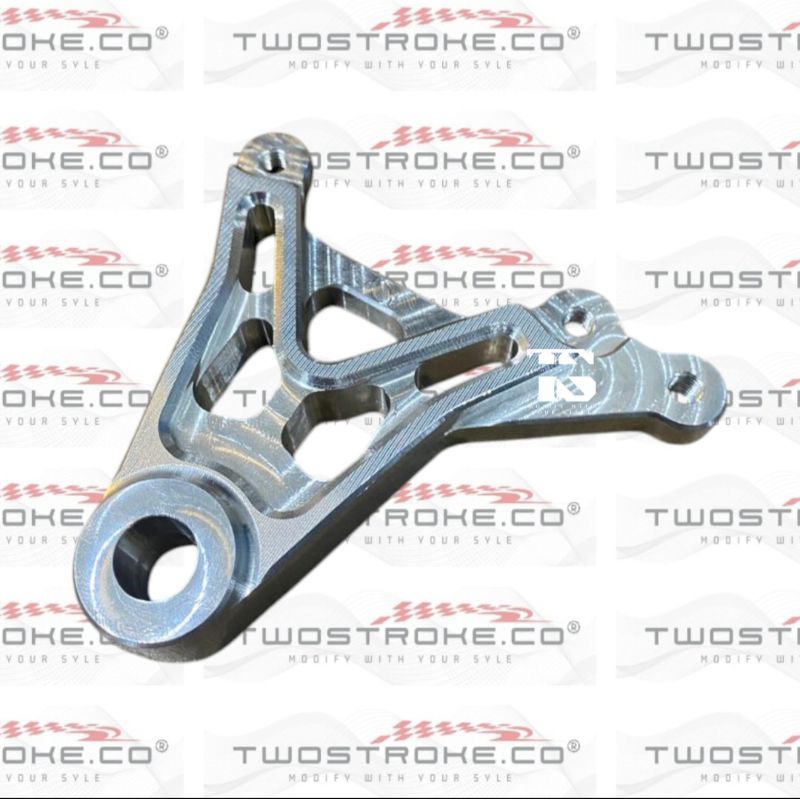 Bracket Kaliper 2 Piston Belakang Ninja R SS Posisi Atas // Breket Kaliper 2 Piston Brembo Frando KT