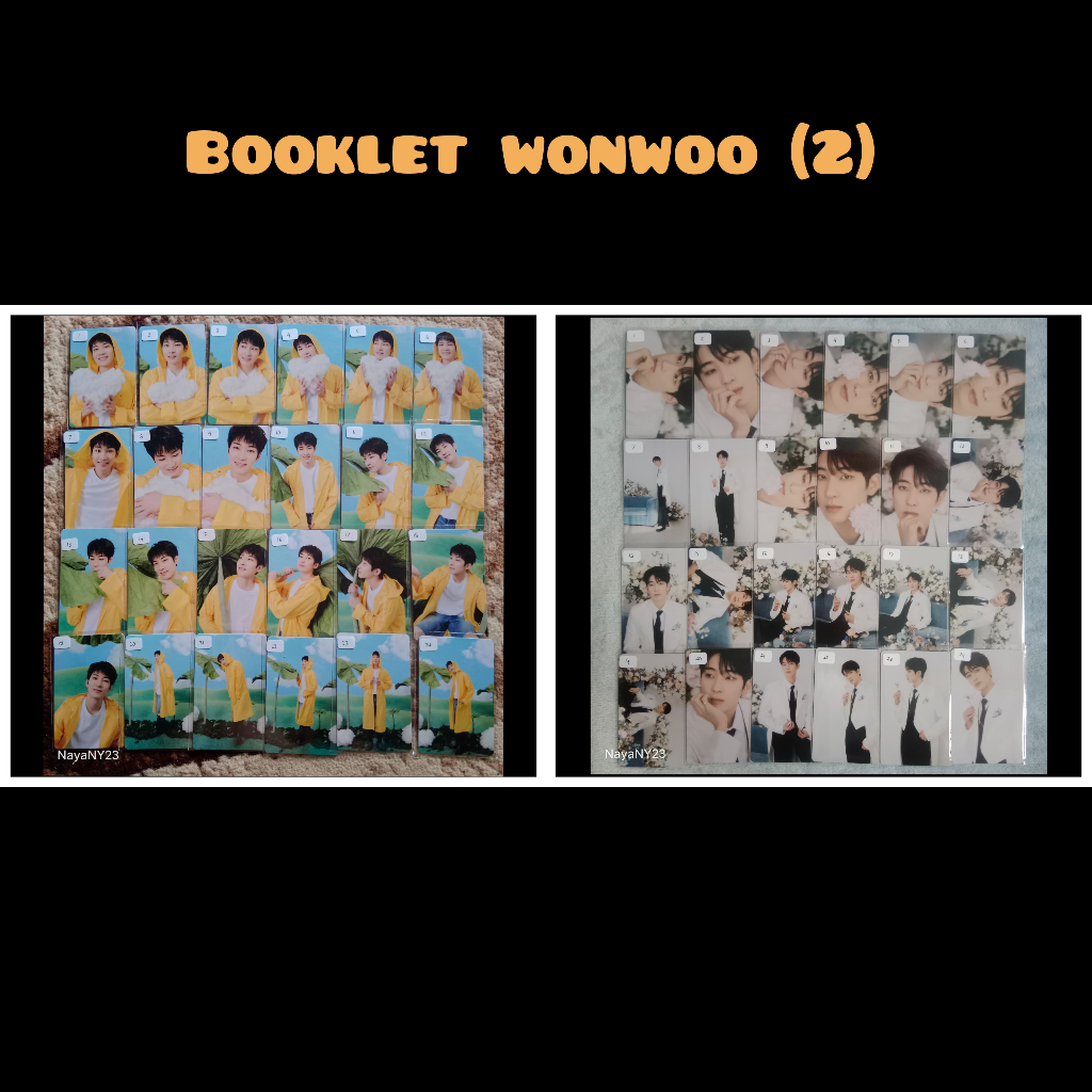 (Beli 3 gratis 1 random) Photocard Official Wonwoo Seventeen Booklet Album Heaven FML Carat Ver.