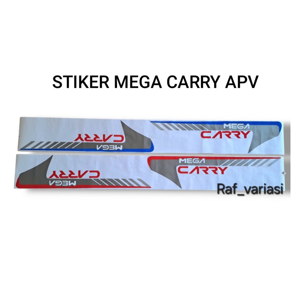 Stiker List Body Mega carry apv / sticker Suzuki Mega carry / stiker mega carry