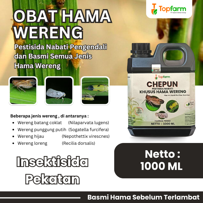 Insektisida  Topfarm / Obat Wereng Padi Paling Ampuh / Obat Wereng Paling Ampuh / Obat Wereng Terbai