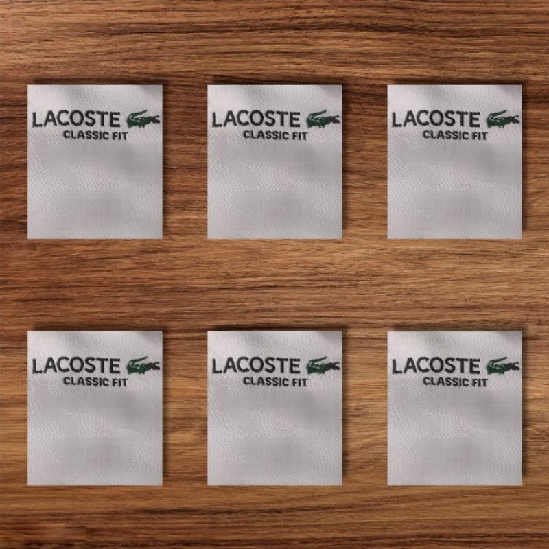 

TAG LACOSTE PREMIUM | LABEL | TAG PUNDAK ISI 300 PCS