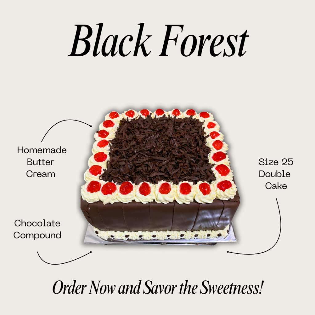 

[MADE BY ORDER] Black Forest Cake by Uyyuni Cake