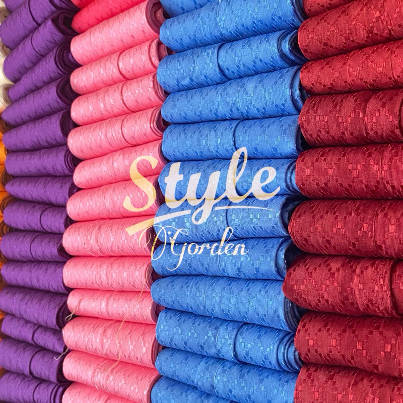 GORDEN JENDELA RUMAH MURAH/MOTIF SIDO MODEL PLISKET FREE KAWAT S/HORDENG PINTU/GORDENG BIASA