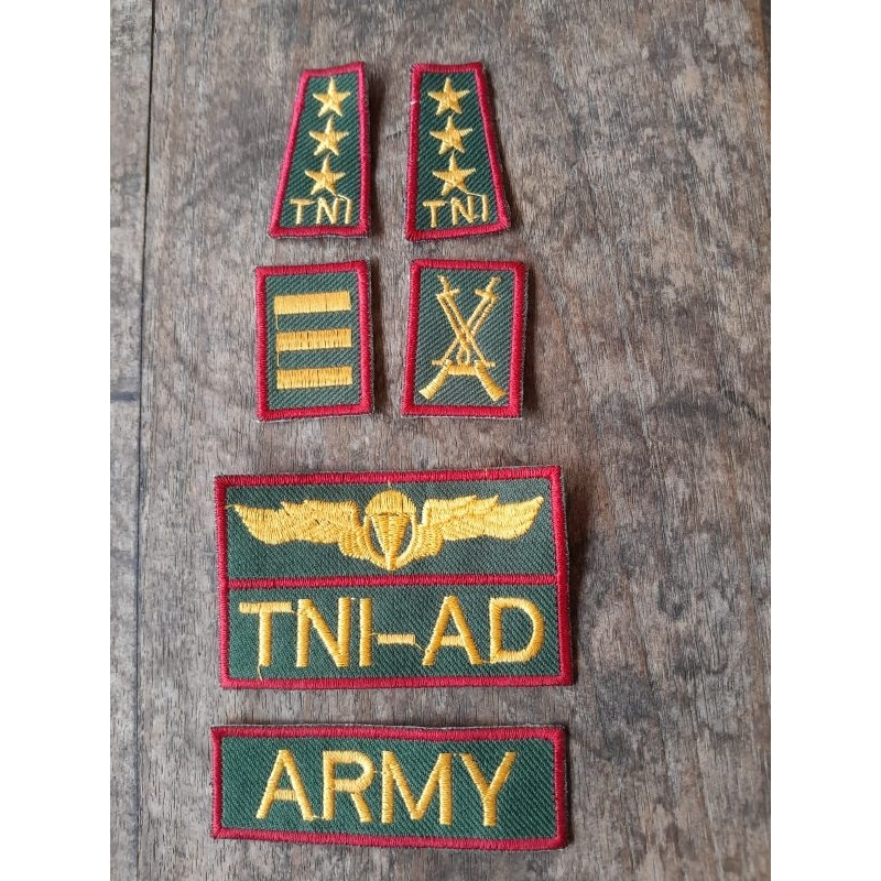 ATRIBUT TNI AD UNTUK SERAGAM PROPESI ANAK