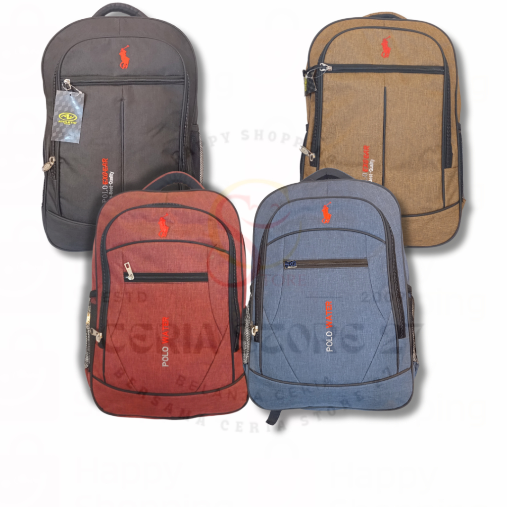 Tas Ransel Polo ExGear, Tas Ransel, Ransel Sekolah,Ransel Anak, Ransel Dewasa,Tas Laptop, Tas Kantor