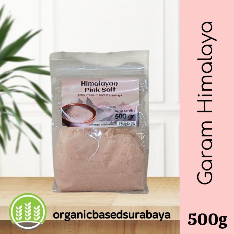 

Himalayan Pink Salt Garam Himalaya Premium 500Gr