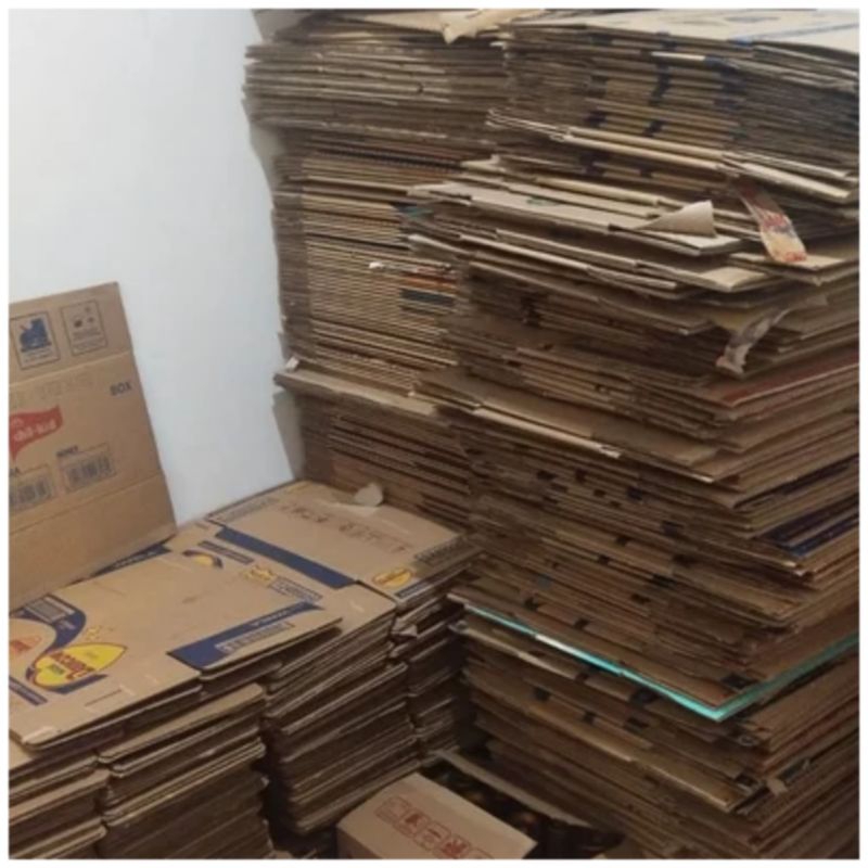 kardus bekas buat packing ecer dan kiloan
